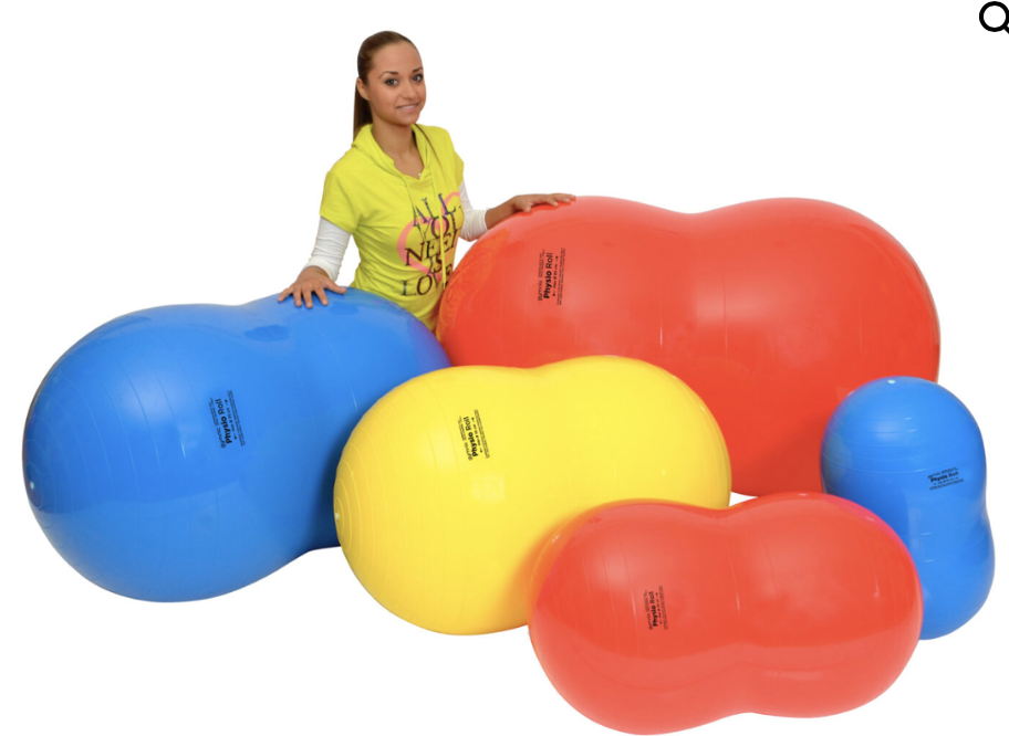 Pähkinäpallo Physio Roll , 115 x 70 cm, sininen